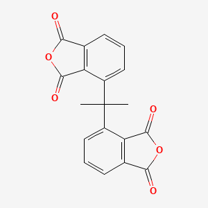 molecular formula C19H12O6 B15466678 4,4'-(Propane-2,2-diyl)di(2-benzofuran-1,3-dione) CAS No. 54738-85-1