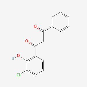 molecular formula C15H11ClO3 B15466700 1,3-Propanedione, 1-(3-chloro-2-hydroxyphenyl)-3-phenyl- CAS No. 58483-23-1