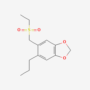 5-[(Ethylsulfonyl)methyl]-6-propyl-1,3-benzodioxole