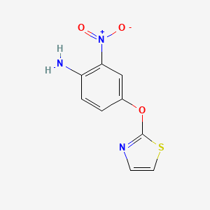 2-Nitro-4-[(1,3-thiazol-2-yl)oxy]aniline