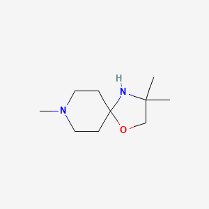 3,3,8-Trimethyl-1-oxa-4,8-diazaspiro[4.5]decane