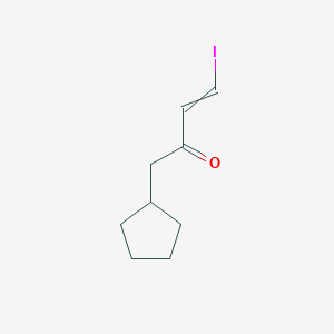 1-Cyclopentyl-4-iodobut-3-en-2-one