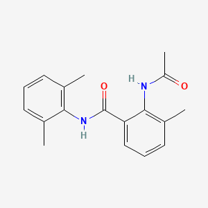 molecular formula C18H20N2O2 B15466961 2-Acetamido-N-(2,6-dimethylphenyl)-3-methylbenzamide CAS No. 54440-21-0