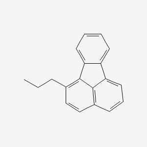 molecular formula C19H16 B15466964 1-Propylfluoranthene CAS No. 55220-69-4