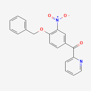 [4-(Benzyloxy)-3-nitrophenyl](pyridin-2-yl)methanone