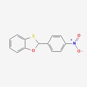 1,3-Benzoxathiole, 2-(4-nitrophenyl)-