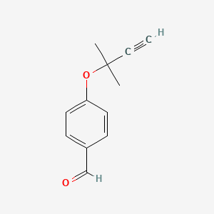 4-[(2-Methylbut-3-yn-2-yl)oxy]benzaldehyde