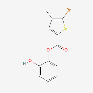 2-Hydroxyphenyl 5-bromo-4-methylthiophene-2-carboxylate