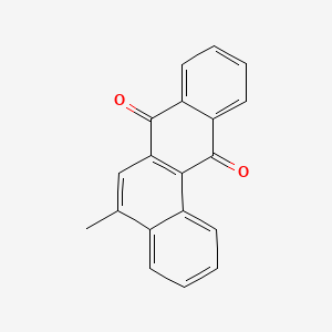 molecular formula C19H12O2 B15467036 5-Methyltetraphene-7,12-dione CAS No. 58024-08-1