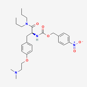 O-(2-Dimethylaminoethyl)-N-(p-nitrocarbobenzoxy)-L-tyrosyl-di-n-propylamide