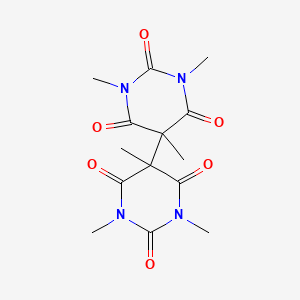 1,3,5-Trimethyl-5-(1,3,5-trimethyl-2,4,6-trioxo-1,3-diazinan-5-yl)-1,3-diazinane-2,4,6-trione