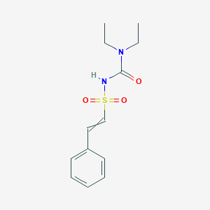 N-(Diethylcarbamoyl)-2-phenylethene-1-sulfonamide