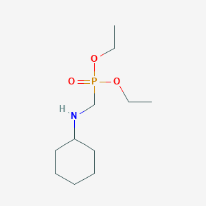 molecular formula C11H24NO3P B15467079 Diethyl [(cyclohexylamino)methyl]phosphonate CAS No. 56255-61-9