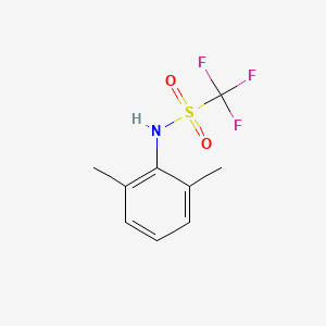 molecular formula C9H10F3NO2S B15467098 N-(2,6-Dimethylphenyl)-1,1,1-trifluoromethanesulfonamide CAS No. 53443-76-8