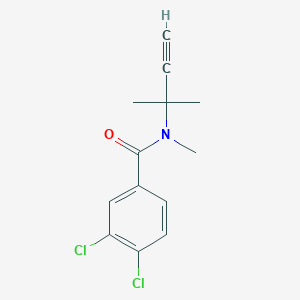 3,4-Dichloro-N-methyl-N-(2-methylbut-3-yn-2-yl)benzamide