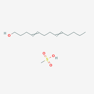 Methanesulfonic acid;trideca-4,8-dien-1-ol