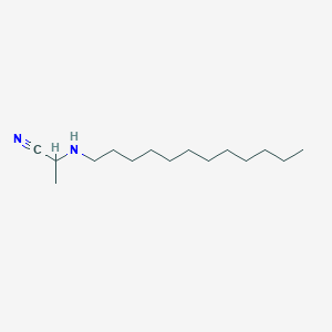 molecular formula C15H30N2 B15467138 2-(Dodecylamino)propanenitrile CAS No. 56095-88-6