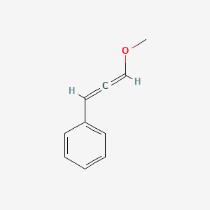 molecular formula C10H10O B15467179 (3-Methoxypropadienyl)benzene CAS No. 57585-20-3