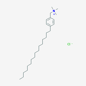 molecular formula C26H48ClN B15467184 (4-Hexadecylphenyl)-N,N,N-trimethylmethanaminium chloride CAS No. 54337-95-0