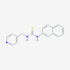 N-Naphthalen-2-yl-N'-[(pyridin-4-yl)methyl]thiourea