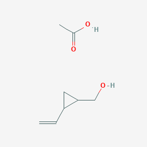 Acetic acid;(2-ethenylcyclopropyl)methanol