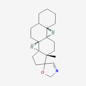 (8R,9R,10S,13S,14S)-13-Methyl-1,2,3,4,5,6,7,8,9,10,11,12,13,14,15,16-hexadecahydro-2'H-spiro[cyclopenta[a]phenanthrene-17,5'-[1,3]oxazole]