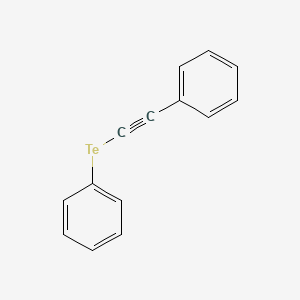 Benzene, [(phenylethynyl)telluro]-