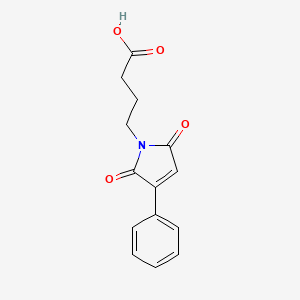 4-(2,5-Dioxo-3-phenyl-2,5-dihydro-1H-pyrrol-1-yl)butanoic acid