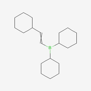 Dicyclohexyl(2-cyclohexylethenyl)borane