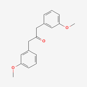 molecular formula C17H18O3 B15467360 2-Propanone, 1,3-bis(3-methoxyphenyl)- CAS No. 56438-64-3