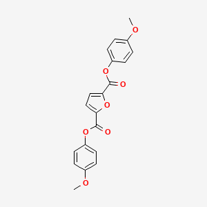 molecular formula C20H16O7 B15467399 Bis(4-methoxyphenyl) furan-2,5-dicarboxylate CAS No. 57467-47-7