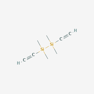 molecular formula C8H14Si2 B15467419 1,2-Diethynyl-1,1,2,2-tetramethyldisilane CAS No. 54773-31-8