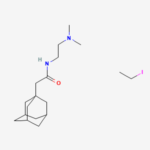 N-(2-(Dimethylamino)ethyl)-1-adamantaneacetamide ethyl iodide