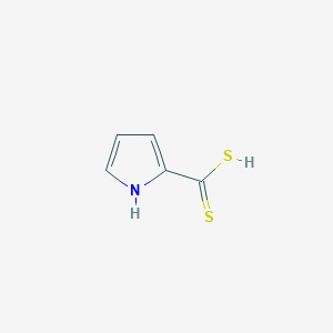 molecular formula C5H5NS2 B15467486 1H-Pyrrole-2-carbodithioic acid CAS No. 53338-76-4