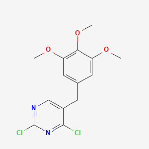 2,4-Dichloro-5-[3,4,5-trimethoxybenzyl]pyrimidine