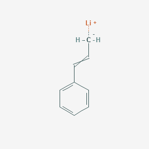 molecular formula C9H9Li B15467515 lithium;prop-1-enylbenzene CAS No. 54962-99-1