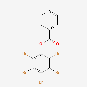 molecular formula C13H5Br5O2 B15467533 Pentabromophenyl benzoate CAS No. 57011-47-9