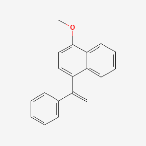 molecular formula C19H16O B15467535 1-Methoxy-4-(1-phenylethenyl)naphthalene CAS No. 57704-81-1