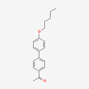 1-[4'-(Pentyloxy)[1,1'-biphenyl]-4-yl]ethan-1-one