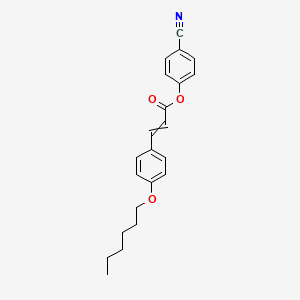 4-Cyanophenyl 3-[4-(hexyloxy)phenyl]prop-2-enoate