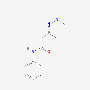 3-(dimethylhydrazinylidene)-N-phenylbutanamide