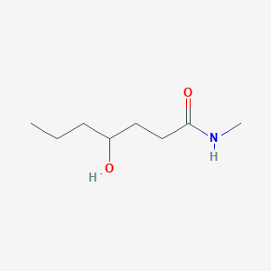 4-Hydroxy-N-methylheptanamide