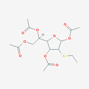 1,3,5,6-Tetra-o-acetyl-2-s-ethyl-2-thiohexofuranose