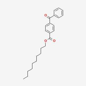 molecular formula C24H30O3 B15467592 Decyl 4-benzoylbenzoate CAS No. 53912-03-1