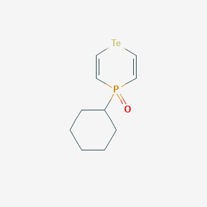 4-Cyclohexyl-4H-1,4lambda~5~-telluraphosphinin-4-one