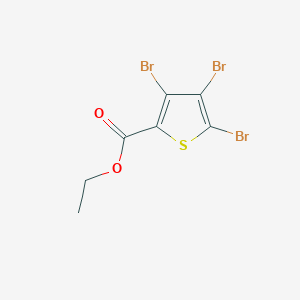 molecular formula C7H5Br3O2S B15467643 Ethyl 3,4,5-tribromothiophene-2-carboxylate CAS No. 54113-44-9