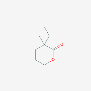 3-Ethyl-3-methyloxan-2-one