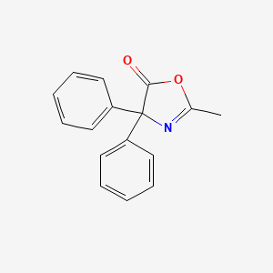 molecular formula C16H13NO2 B15467652 2-Methyl-4,4-diphenyl-1,3-oxazol-5(4H)-one CAS No. 57052-47-8