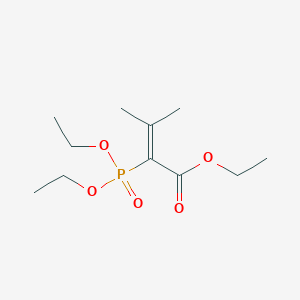 Ethyl 2-(diethoxyphosphoryl)-3-methylbut-2-enoate