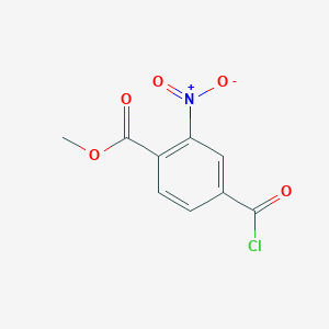 molecular formula C9H6ClNO5 B15467685 Methyl 4-(chlorocarbonyl)-2-nitrobenzoate CAS No. 55737-62-7